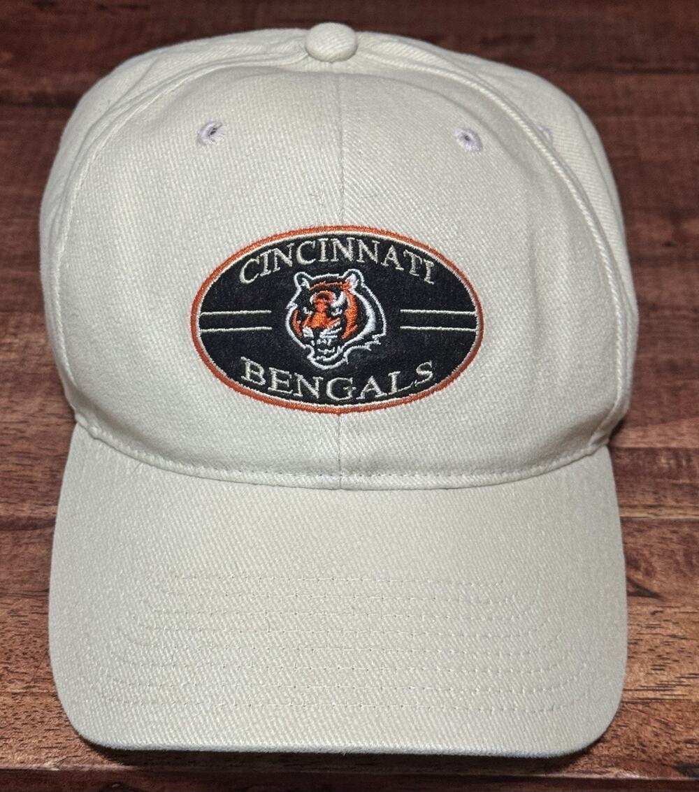 Embroidered Cincinnati Bengals Beige Soft Adjustable Cotton Baseball Cap